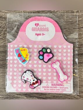 NEW Target Bullseye Playground Valentines Day Shoe Charms